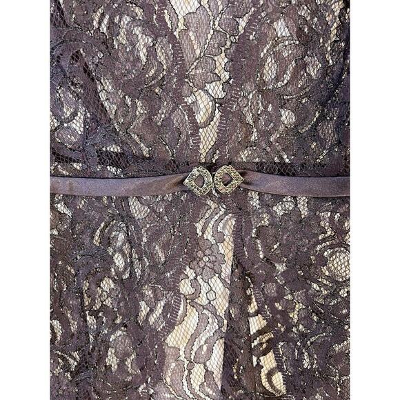 NWT VTG Patra Sheer Lace Long Sleeve Jacket Top Women's 14 Purple - Picture 4 of 15